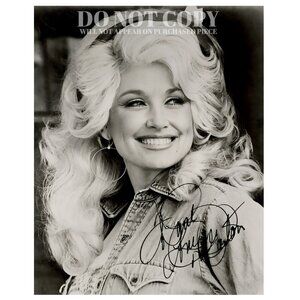 Dolly Parton Photograph 8 X 10 - RARE 1977 Portrait - Photo - Poster Art Print